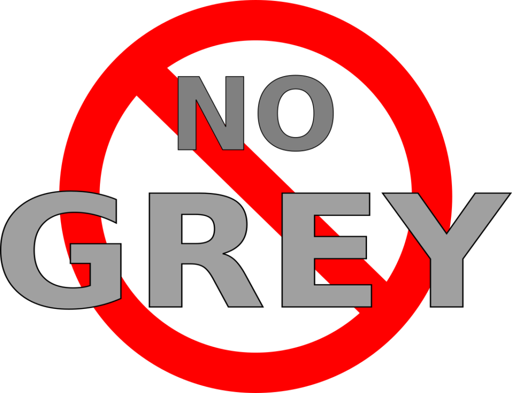 No Grey route logo